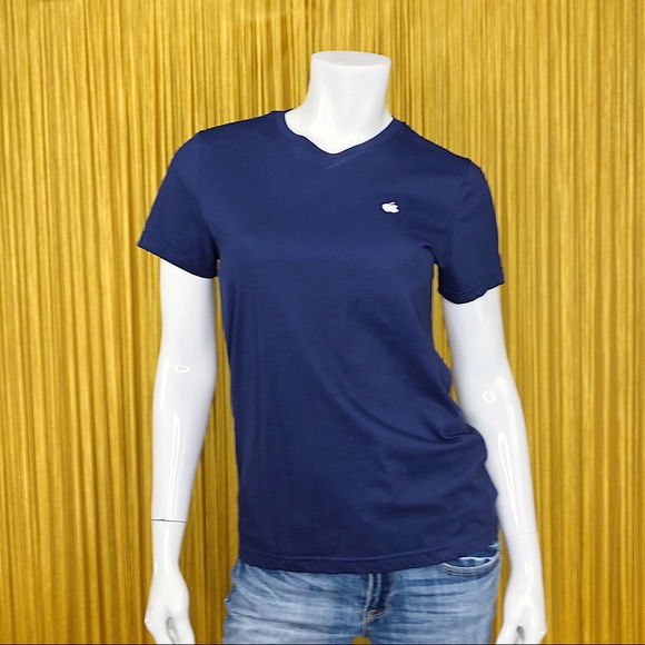 APPLE Store Blue T-Shirt M